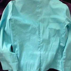 Size 8 light blue blouse